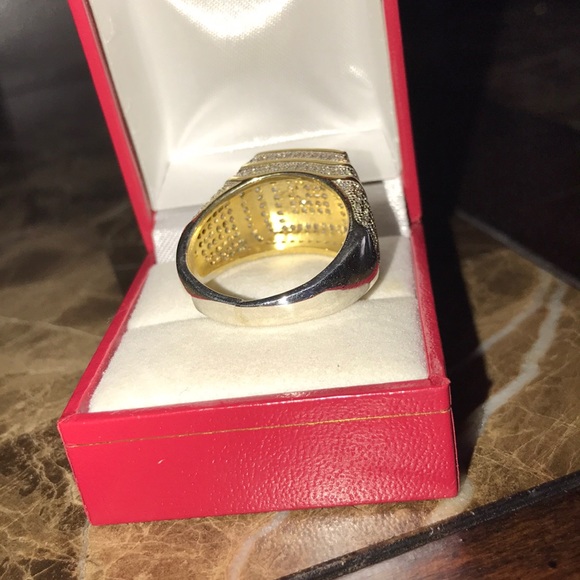 ‼️SOLD‼️ New! Men’s two tone sterling silver ring. - Picture 4 of 7